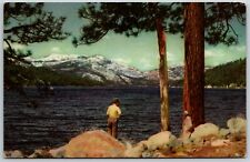 Donner Lake near Truckee, California Union76 Oil - Postcard picture