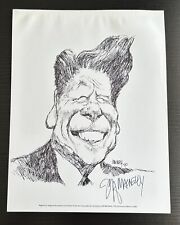 Jeff MacNelly Signed Autograph Ronald Reagan 8.5x11 Reprint Illustration picture