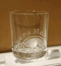 *NEW* MAKER'S MARK S IV Whiskey Rocks Etched Glass picture