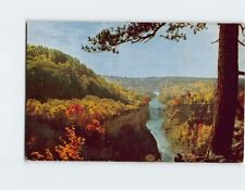 Postcard Inspiration Point Upper & Middle Falls Genesee River Letchworth Park picture