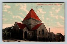 Altoona PA-Pennsylvania, First Presbyterian Church, c1908 Vintage Postcard picture