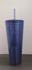 Starbucks 2023 Summer Blueberry Blue Glitter Tall Travel Cold Cup- 24oz picture