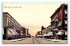 Main Street Kenosha Wisconsin WI Postcard 1914 Acmegraph Co. Unused picture
