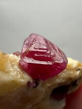 Unusual Top quality reddish Ruby crystals cluster on matrix, 62 carats. picture