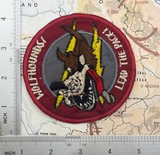 patch , USAF 32nd Tactical Fighter Squadron Wolfhounds Patch , 32nd tfs , t6-158 picture