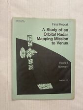 NASA CR-14640 Final Report Study Of Sn Orbital Mapping Mission To Venus Vol. 1 picture