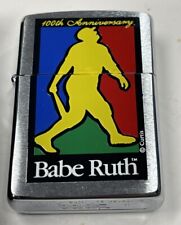 ZIPPO 1995 BABE RUTH 100TH ANNIVERSARY LIGHTER SEALED IN BOX 108s picture