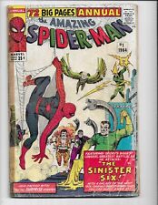 AMAZING SPIDER-MAN ANNUAL 1 - G 2.0 - 1ST APPEARANCE OF SINISTER SIX (1964) picture