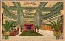 1920'S. INTERIOR, LOBBY. MORRISON HOTEL. CHICAGO, IL. POSTCARD EP1 picture