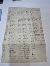 1862 Civil War Payroll Document  picture