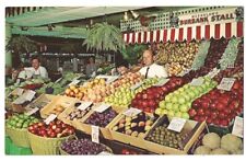 Los Angeles California c1960's Original Farmers Market, Meshulam's Fruit Stand picture
