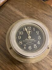 Antique Standard AUTO CLOCK Rim Wind/Rim Set Automobile Clock 8 Day As Found picture