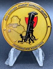 U.S. Army 46th Engineer Combat BN (Heavy) CDR & CSM OIF Military Challenge Coin picture