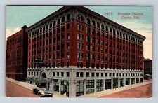 Omaha NE-Nebraska, Brandeis Theatre, Antique, Vintage Souvenir Postcard picture