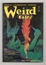 Weird Tales Pulp 1st Series Vol. 47 #2 VG 4.0 1973 Low Grade picture