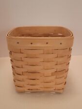 Longaberger Diskette Finders Keepers Basket Natural Unstained Cottagecore 6.25