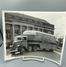 Studebaker Gross Brothers Truck Photo Black & White Vintage Rapids Wisconsin picture