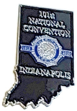 Lions Inter. 101st National Convention Indianapolis 1918-2019 Lapel Pin picture