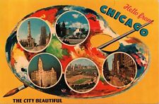 Postcard Hello From Chicago The City Beautiful Multi View picture