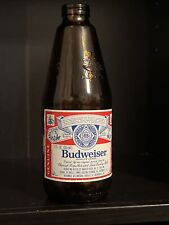 Vintage 1980’s Budweiser Brown Amber Glass Beer Bottle 12 Oz Anheuser-Busch picture