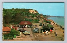 Bournemouth-England, Alum Chine, Sea Front, Antique Vintage Souvenir Postcard picture