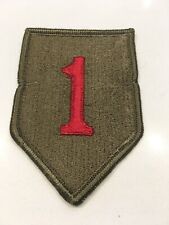 Vietnam Era U.S. Army First 1st Infantry Division Merrowed Edge Full Color Patch picture