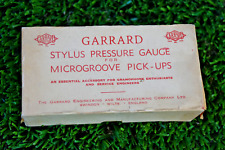Vintage NOS Garrard Pickup Stylus Record Needle Pressure Gauge, Made in England picture
