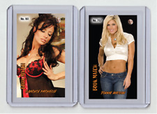 Torrie Wilson rare MH Book Match #'d x/3 Tobacco card no. 757 picture