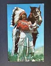 Postcard WESTERN INDIAN MAIDEN With Her Horse R84 picture