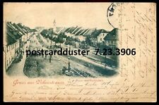 GERMANY Gruss aus Vohenstrauss Postcard 1898 Market Place picture
