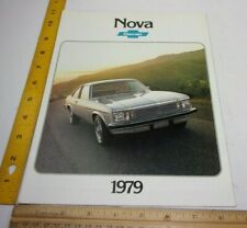 Chevrolet Chevy NOVA 1979 car brochure magazine C57 options colors picture