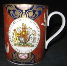2002 Queen Elizabeth II Golden Jubilee Mug by Royal Worcester picture