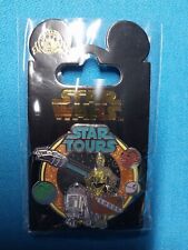 Disney Star Wars Star Tours Pin Endor R2-D2 C-3PO New picture