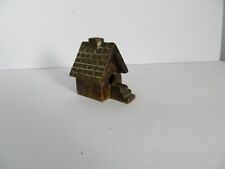 Vintage Ashtray House-form, Smoking Chimney, 2-Piece, Solid Brass picture
