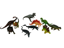 Lot Of 10 Dinosaur Figurines by Boley ~ stegosaurus, Triceratops, T-Rex, More picture