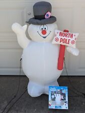Gemmy Frosty the Snowman Inflatable Airblown 3.5' Christmas North Pole in Box picture