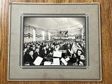 Historical 1935 Large Group Photo Banquet in Honor of Joseph Campeggio picture