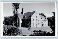 Indianola Iowa IA Postcard RPPC Photo Dormitory At Simpson College c1910's picture