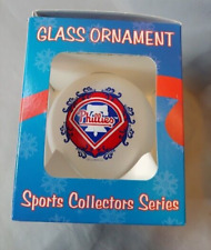 Philadelphia Phillies  Glass Ornament Christmas Sports Collectors Series in Box picture