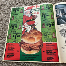 Arby's 1974 Santa Christmas Newspaper Print Ad Coupons picture