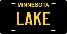 Minnesota Black Yellow Custom Personalized License plates Auto Bike Motorcycle picture