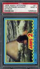 1978 JAWS 2 STICKERS #11 THE SUPREME MOMENT OF FEAR PSA 9 *DS15112 picture