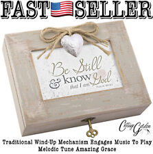 Be Still and Know That I Am God - Natural Taupe, Plays Grace Jewelry Music Box picture