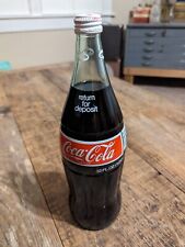 Vintage 1980's Unopened Coca-Cola Glass 1Qt Coke Bottle FULL picture