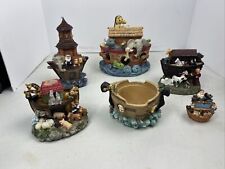Noah’s Ark Lot of 6 Decorative Collectible Figurines picture