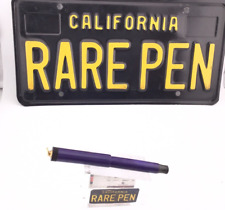 Vintage RARE Parker IVORINE  Fountain Pen PURPLE Casein 14K #2 Med  nib picture