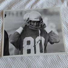 Steve Largent Press Photo Smiling Removing Helmet Football Seahawks picture