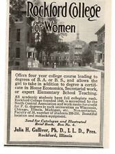 1915 Rockford College For Women Illinois antique ad picture