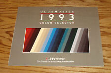 Original 1993 Oldsmobile Exterior Color Selector Brochure 93 Cutlass Bravada picture