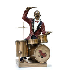 Jazz Band Drummer. Drum Player Statue. Drummer Sculpture picture